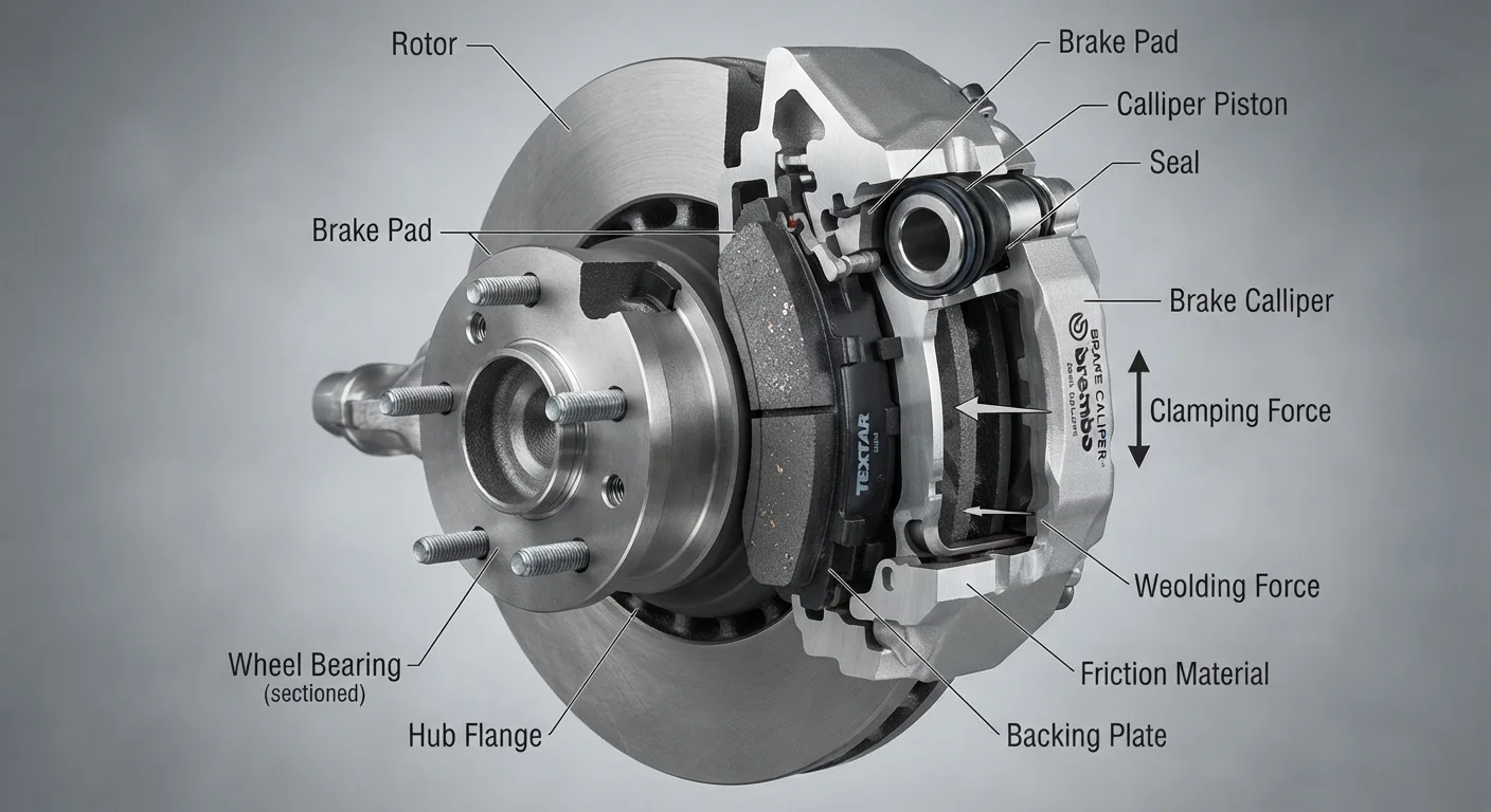 Brake Pads, Rotors, and Callipers: How the Whole System Works Together