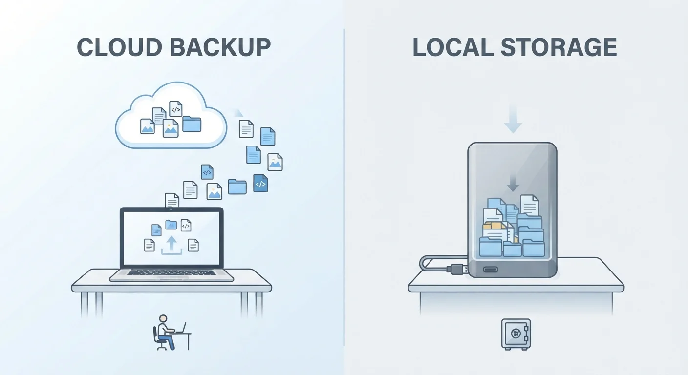 Cloud Storage vs Local Storage: Where Your Files Actually Live