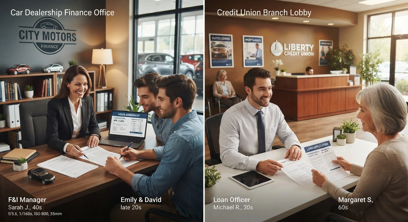 Dealer Financing vs. Bank or Credit Union Loans
