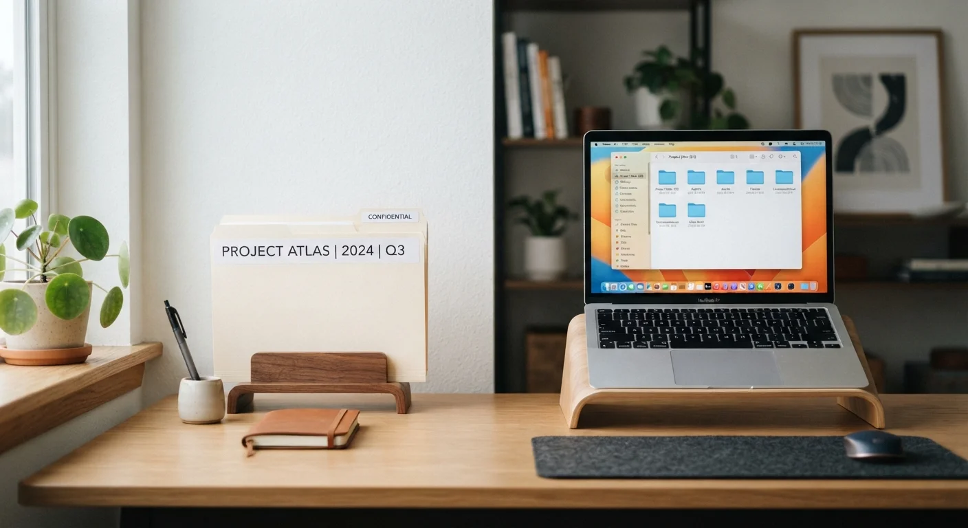 Digital vs. Physical Filing Systems for Household Documents