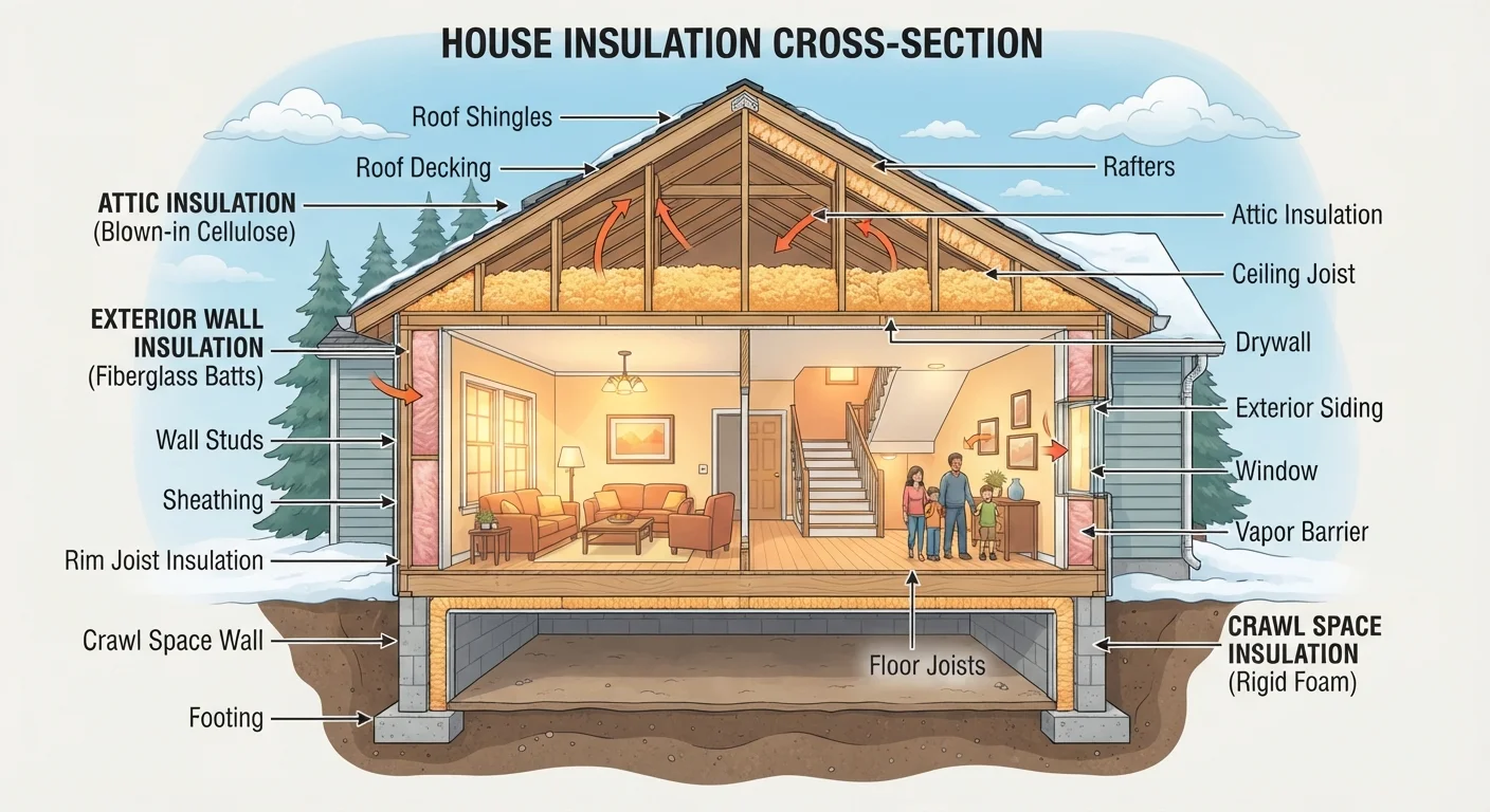 Home Insulation from the Ground Up