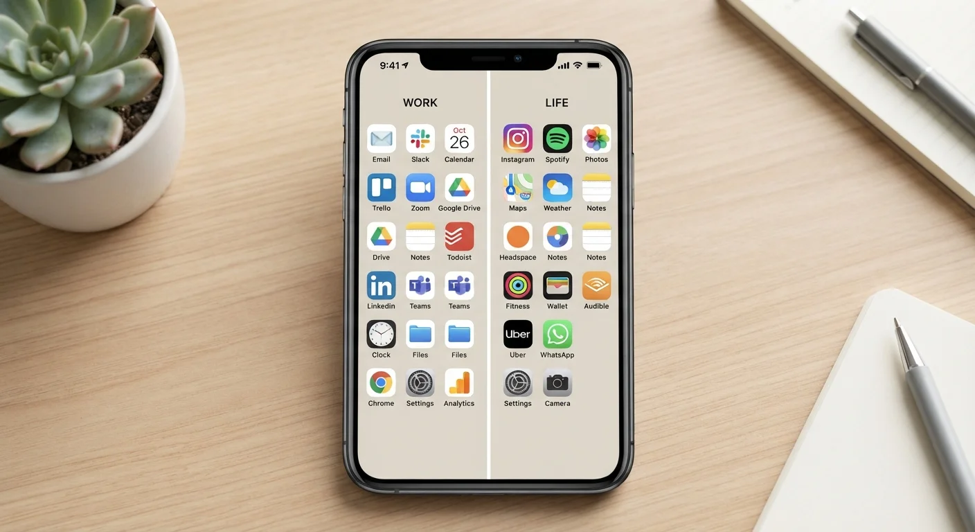Keeping Personal and Work Apps Separate on One Device