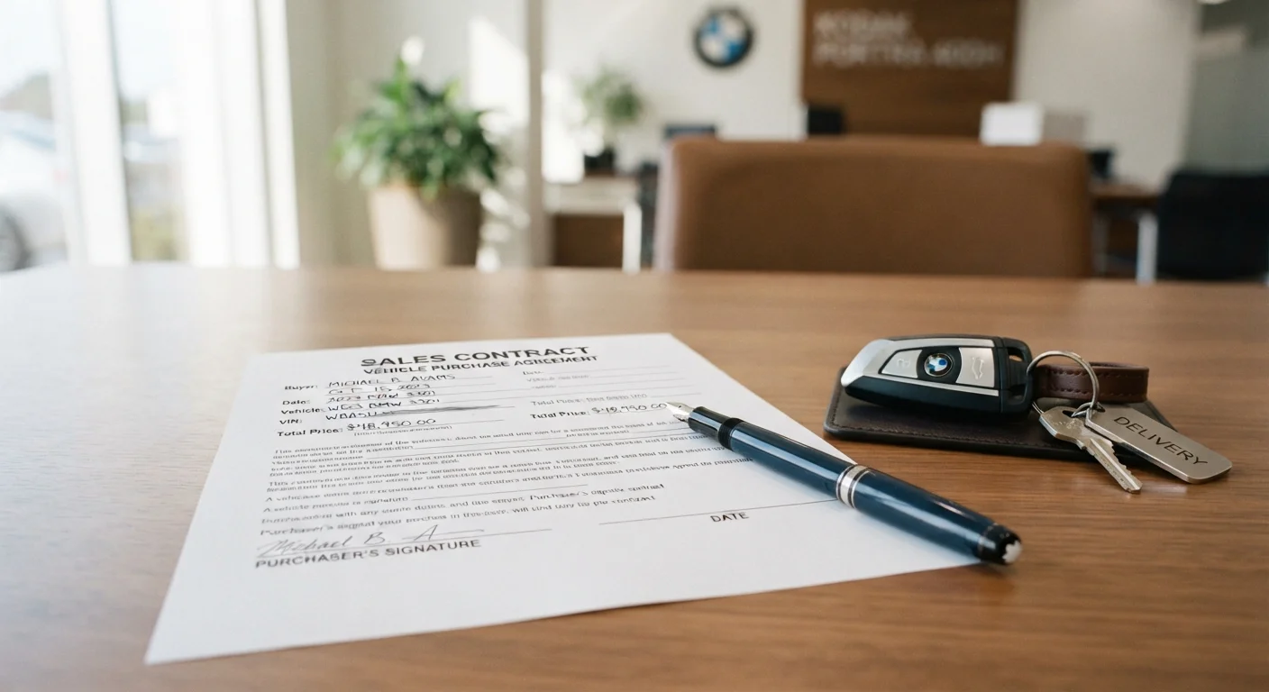 Key Terms in Every Car Sale Contract You Should Understand