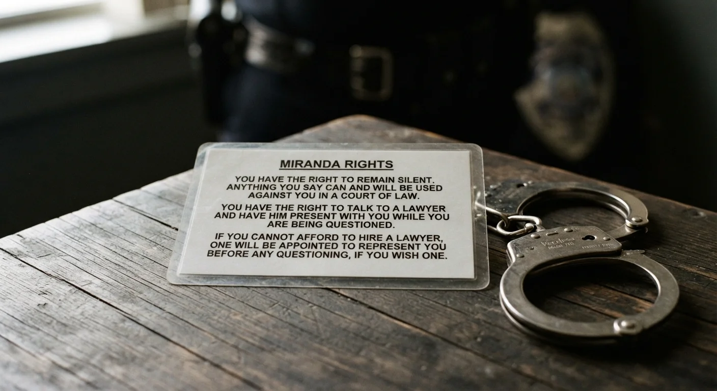 Miranda Rights: What They Mean and When They Apply