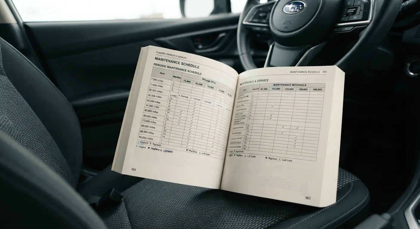 Reading Your Car's Service Schedule Without the Jargon