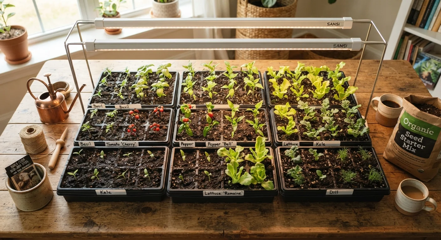 Seed Starting Indoors: From Tray to Transplant