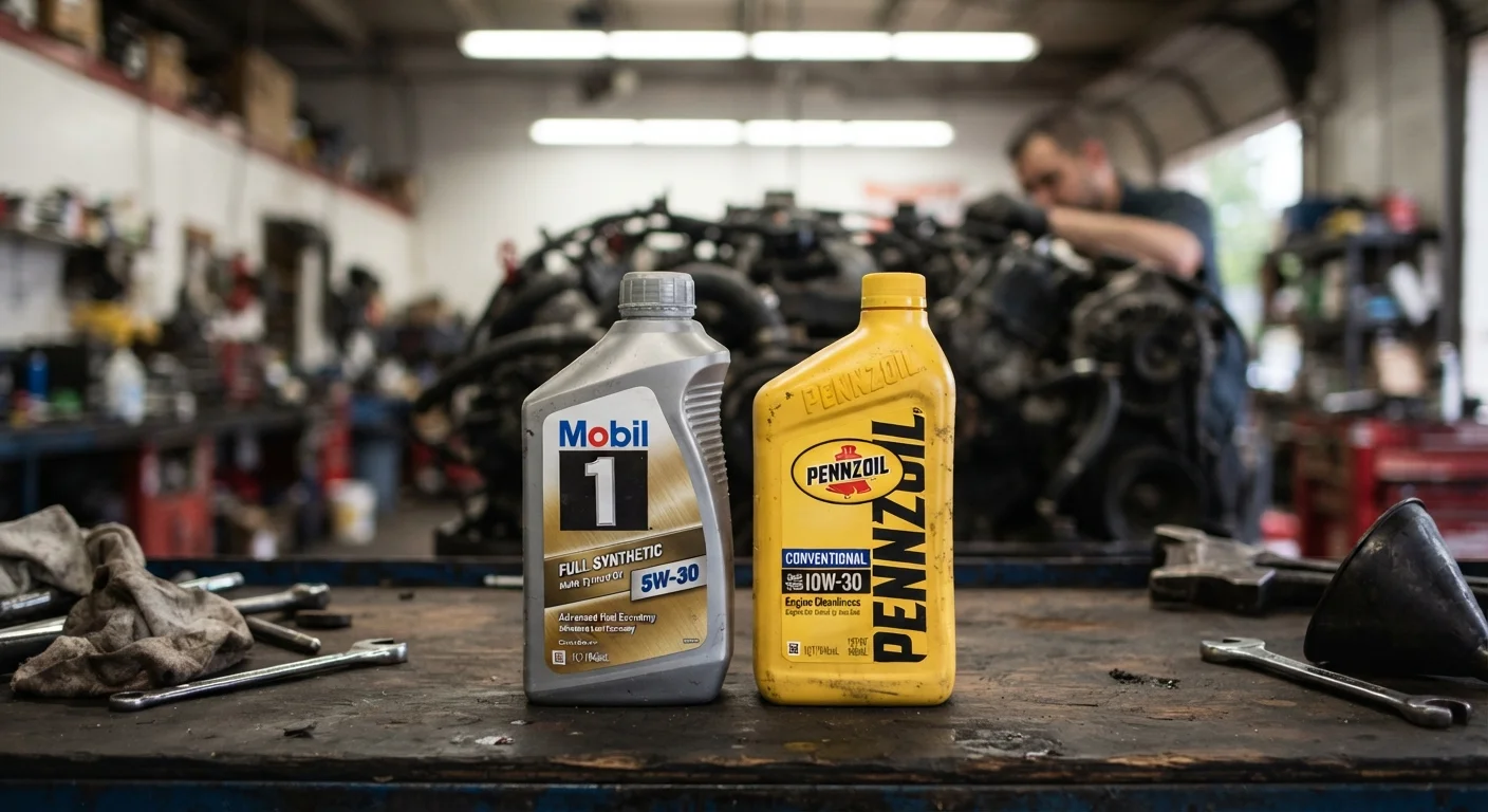 Synthetic vs Conventional Oil: What the Difference Actually Means for Your Engine