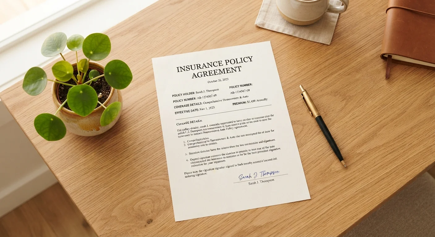 Your First Insurance Policy: A Grounded Starting Point